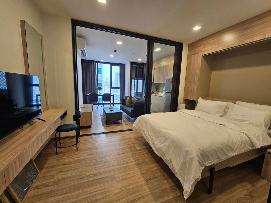 picture XT Phayathai【𝐒𝐄𝐋𝐋 & 𝐑𝐄𝐍𝐓】🔥Creative concept, modern room with full design🔥  Contact Line ID: @hacondo - 1/10