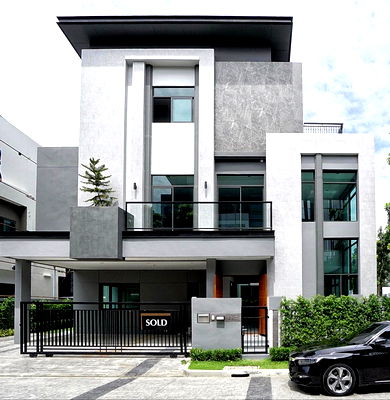 บ้านเดี่ยวให้เช่า : ให้เช่า The gentry Sukhumvit บ้านเดี่ยว 3 ชั้น ใกล้ BTS ปุณณวิถี