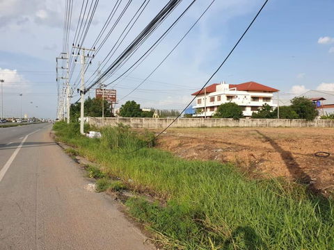 Large plot of land for sale, next to Phahonyothin Road, prime location, Wang Noi, Ayutthaya, 7.5 million per rai.