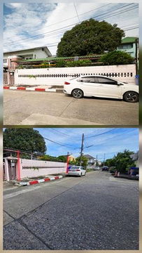 Prime Commercial Land in Muang Thong Thani – Road Access from both sides of the Plot! 226 sq.w. Chaeng Watthana-Pak Kret 33 