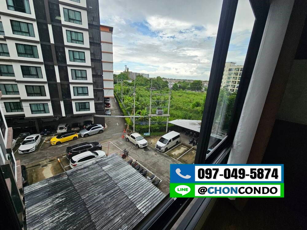 รูป Living Avenue ตึกD ชั้น4 บางแสน -------------ห้องมุม------------Tel 097-049-5874 (Line: @choncondo มี@ด้วย) - รูปที่ 7/14