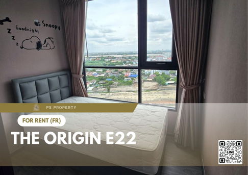 ให้เช่า ✨ THE ORIGIN E22 ✨ ใกล้ BTS สายลวด เฟอร์นิเจอร์ และ เครื่องใช้ไฟฟ้าครบ 