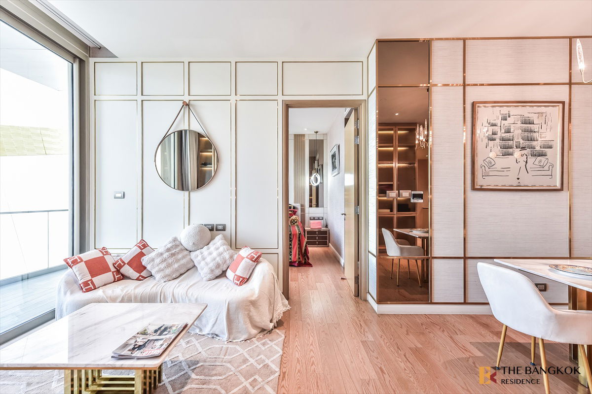 picture 𝐑𝐚𝐫𝐞 𝐔𝐧𝐢𝐭 ⚡ Magnolias Waterfront,  New Decorated Unit 💖 Near BTS Charoen Nakhon - 3/24