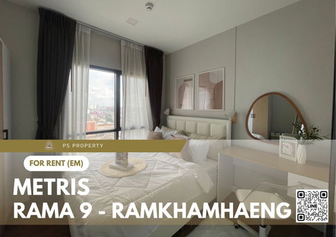 For rent 📍 Metris Rama 9 - Ramkhamhaeng 📍 Fully furnished and equipped, near Airport Link Ramkhamhaeng