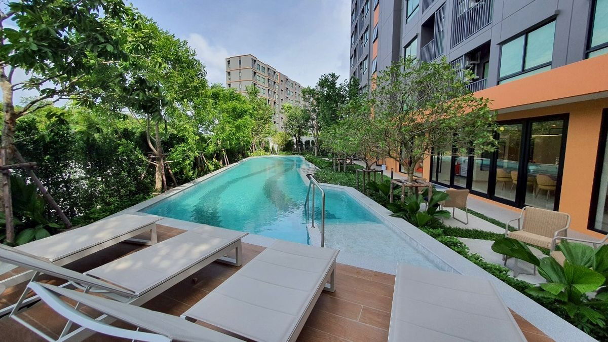 picture ‼️ For Rent‼️𝗗𝗖𝗼𝗻𝗱𝗼 𝗦𝗲𝗻𝘀𝗲 Bangsaen 🏢 The newest condominium in the Bang Saen area. - 7/8