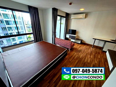 เช่าคอนโด บางแสน : Living Avenue ตึกD ชั้น6 บางแสน ------------------------Tel 097-049-5874 (Line: @choncondo มี@ด้วย)