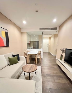For rent: The Saint Residences, 2 bedrooms, beautiful, ready to move in, near MRT Phahon Yothin. Interested? Add me on Line @841qqlnr