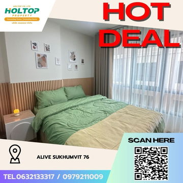 #Z2243💥020968🔥 Condo for rent: ALIVE SUKHUMVIT 76