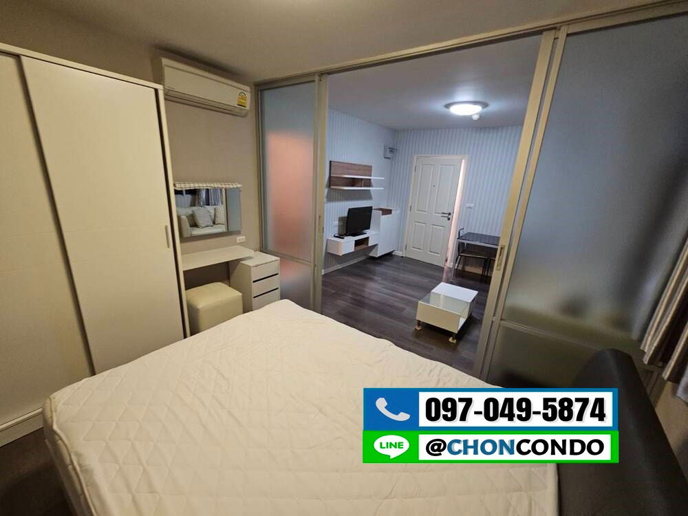รูป DCondo ดีคอนโด ชั้น3 ตึกA  --------------ห้องมุม----------------Tel 097-049-5874 (Line: @choncondo มี@ด้วย) - รูปที่ 10/14