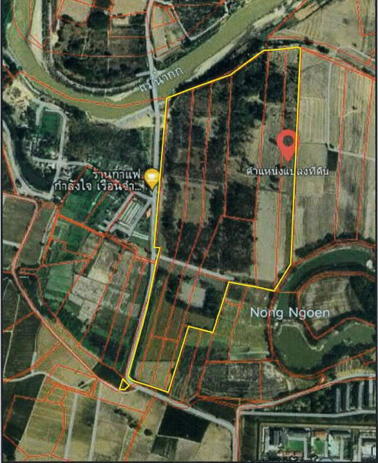 picture Land for sale, large, beautiful plot, next to a rural highway, suitable for a hotel or resort, Doi Hang, Muang Chiang Rai District, 150 rai - 10/10