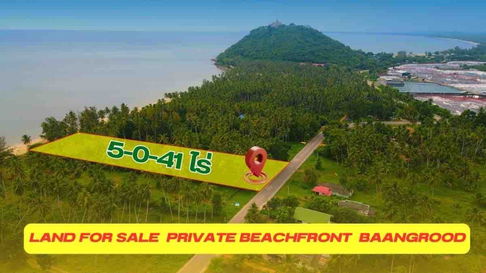 Coastland , Private Beach , Land Title Deed , Square plot shape ,Complete utilities.