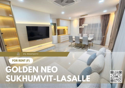Single house for rent 📍 Golden Neo Sukhumvit - Lasalle 📍 4 bedrooms, 4 bathrooms, fully furnished and equipped with appliances