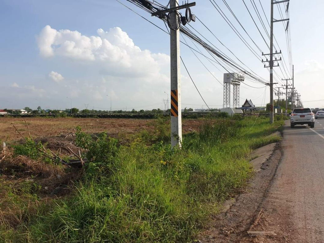 picture Large plot of land for sale, next to Phahonyothin Road, prime location, Wang Noi, Ayutthaya, 7.5 million per rai. - 4/8
