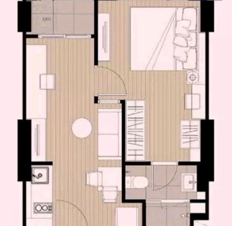 picture For rent: Ideo Chula-Samyan, beautiful, cheap, ready to move in, near MRT Samyan. Interested? Add me on Line @841qqlnr - 8/8
