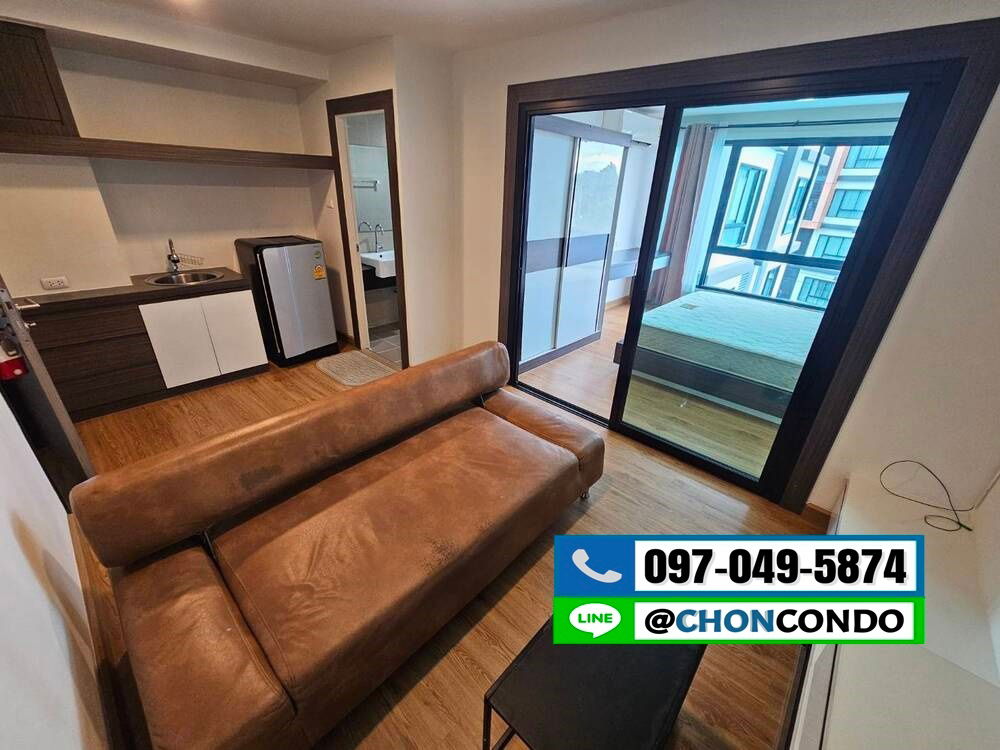 รูป Living Avenue ตึกD ชั้น4 บางแสน -------------ห้องมุม------------Tel 097-049-5874 (Line: @choncondo มี@ด้วย) - รูปที่ 2/14