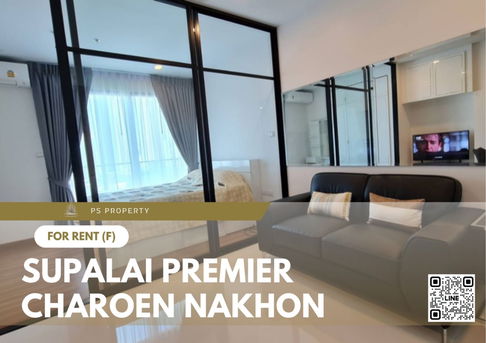 ให้เช่า ✨ Supalai Premier Charoen Nakhon ✨ ใกล้ BTS กรุงธนบุรี เฟอร์นิเจอร์ และ เครื่องใช้ไฟฟ้าครบ 