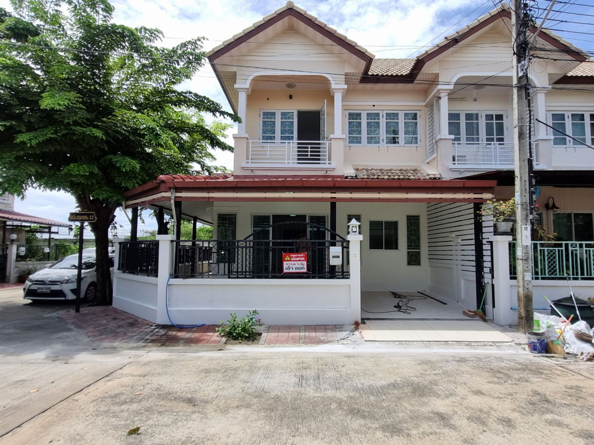 รูป ขายบ้านทาวน์เฮ้าส์สวนผัก32 ใกล้โรงเรียนเทพศิรินทร์ นนทบุรี หลังมุม - รูปที่ 1/9