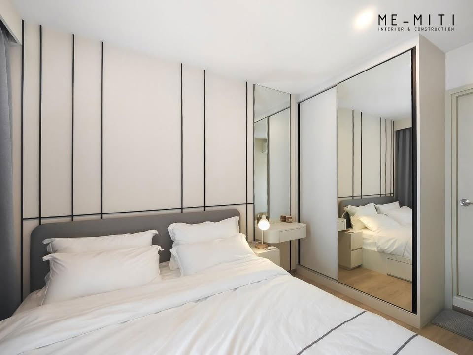 picture Life Rama 4 Asoke 1Bedroom with working Table Enclosed kitchen Beautiful Decoration - 4/12