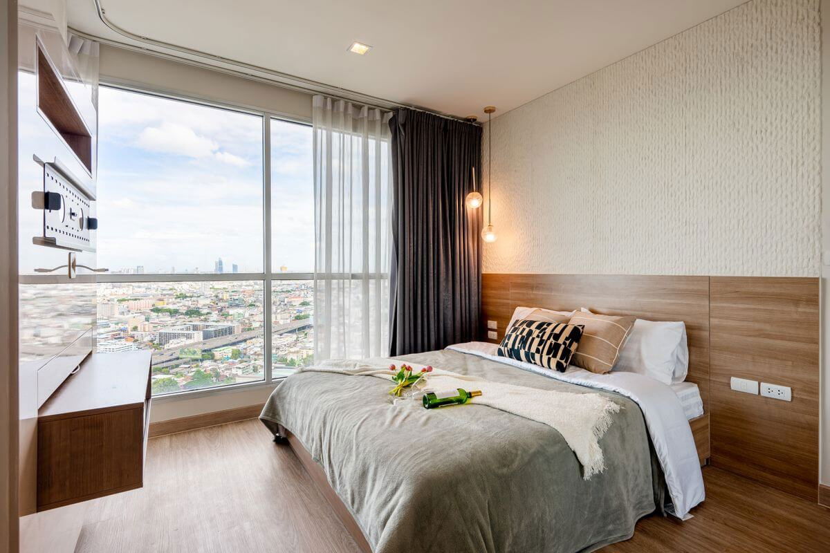 picture 🔥 Rare Item Room 🔥 Ready to move in! Condo for sale, Rhythm Sathorn, extra large room, high floor, Chao Phraya River view, near BTS Saphan Taksin. - 8/10