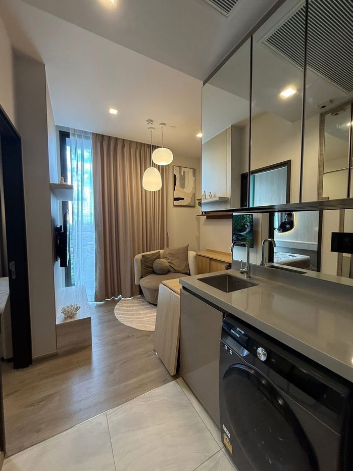 รูป 🔥‼️Free WIFI✨ The Crest Park Residences ✨🌳 วิวสวนรถไฟ สวยและสงบ 📍 ใกล้ BTS + MRT เดินทาง - รูปที่ 3/10