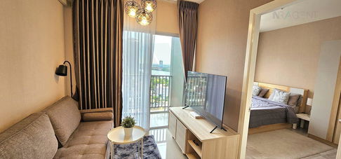 For rent condo MANOR SANAMBINNAM Building C, Floor 21,1 bed room, Room size 32.00 sqm