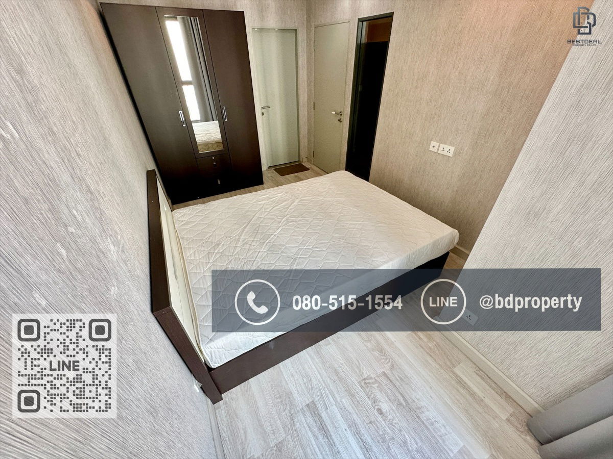 รูป Bestdeal ให้เช่า 1 ห้องนอน 31ตรม.ราคา 16,000/เดือนเท่านั้น เฟอร์นิเจอร์และเครื่องใช้ไฟฟ้าครบ“IDEO MOBI RAMA 9” ใกล้MRT และ เซ็นทรัลพระราม 9เพียง 80 ม. - รูปที่ 5/11