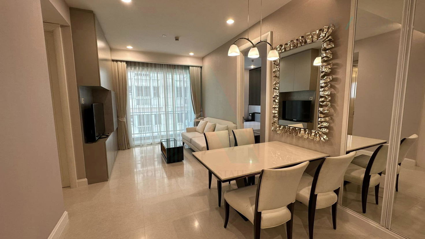 picture 🎉 For rent condo Q LANGSUAN Building 1, Floor 11,2 bed room, Room size 73 sqm - 3/8