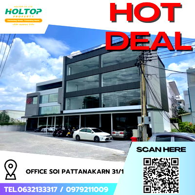 Office for rent Phatthanakan Road : #R6106 🎉 020968  Office for rent Soi Pattanakarn 31/1 