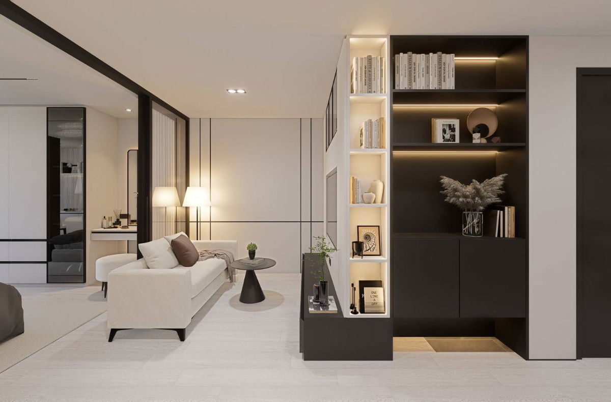 picture For Sale: Nakornping Condo – Huay Kaew 1 Bedroom, 1 Bathroom, 38 sq.m., 7th Floor Near Singapore International School Chiang Mai (ID:1179CS) - 9/15