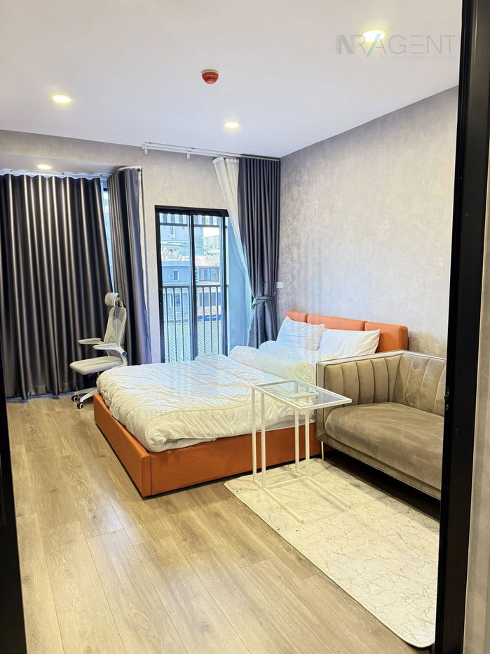 picture 🚩 For Rent Condo SOHO BANGKOK RATCHADA Building 1, Floor 5,Studio, Room size 26 sqm - 3/8