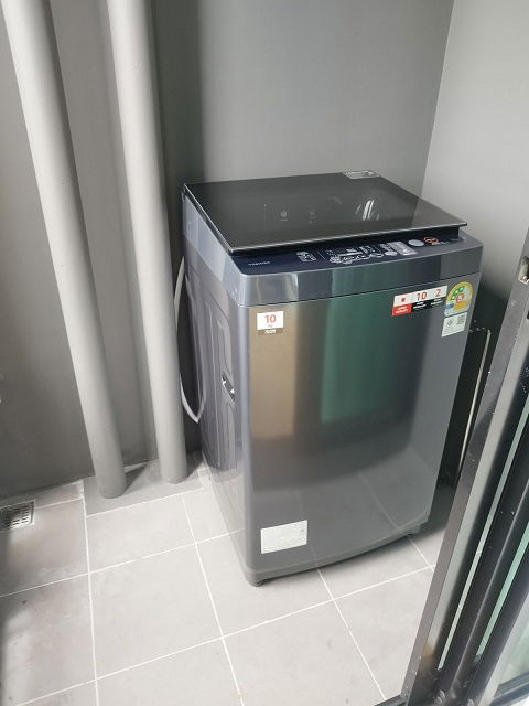 รูป คอนโด Atmoz Kanaal รังสิต มีเครื่องซักผ้า+แต่งสวย ตึก D ชั้น 6 แบบ 1 ห้องนอน 24 ตรม. วิวคลอง ของครบ 11,000 บาท - รูปที่ 7/8