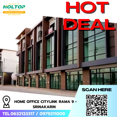 Home office for rent : #R6128 🎉 030968 Home office for rent Citylink Rama 9 - Srinakarin 
