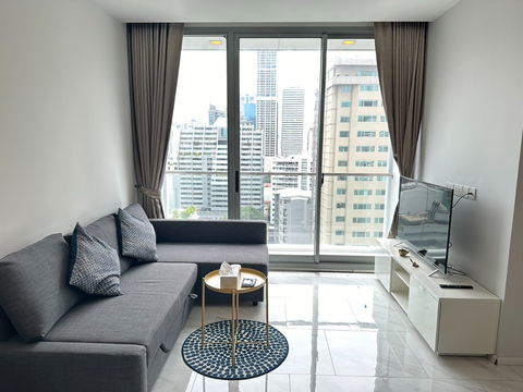 For Sale Hyde Sukhumvit 11 2 bedrooms Unbloscked View near BTS Nana and Asoke CBD