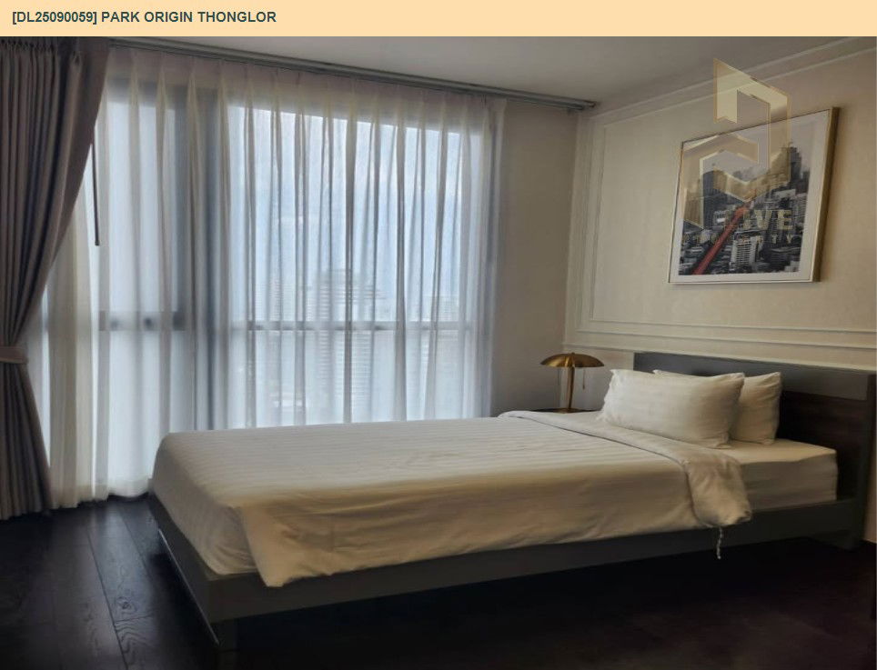 picture DL25090059 Condo for rent, PARK ORIGIN THONGLOR near BTS Thong Lo, ready to move in, call urgently 0656133286 LineID @534wlwof - 3/14