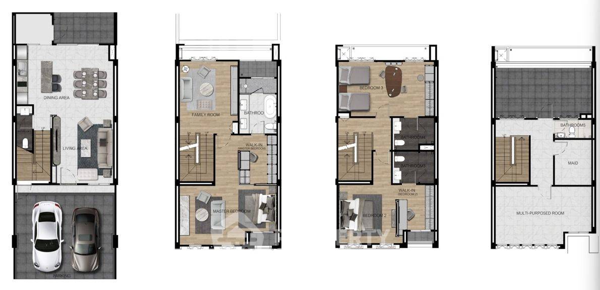 picture 4-BR Townhouse at Veritz Sathupradit 34 in Bang Phong Phang (ID 1429624) - 5/5