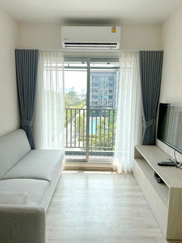 รูป ห้องใหญ่ที่สุดโครงการ ถูกที่สุด นิชโมโน รามคำแหง รพ.รามคำแหง 47ตรม. ทั้ง2ห้องนอน วิวสระว่ายน้ำ ระเบียงกว้าง 4ม. - รูปที่ 2/8