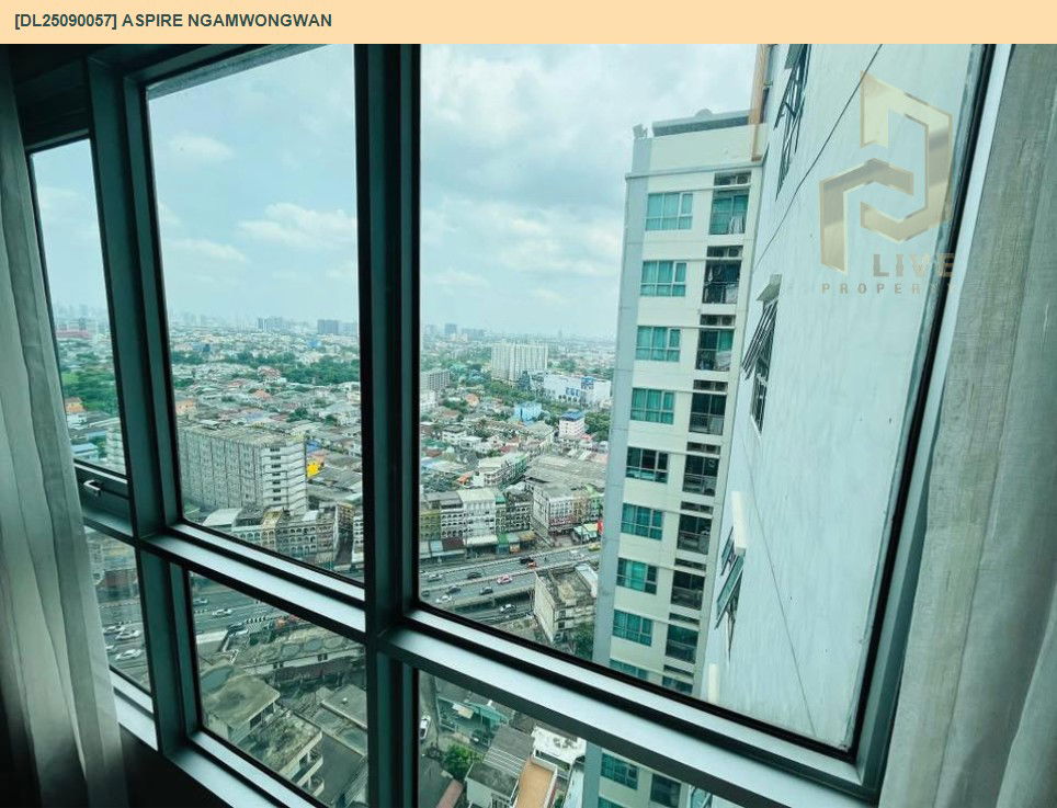 รูป DL25090057 ให้เช่าคอนโด แอสไพร์ งามวงศ์วาน (Aspire Ngamwongwan) ใกล้ - พร้อมเข้าอยู่ โทรด่วน 0638692663 LineID @534wlwof - รูปที่ 10/10