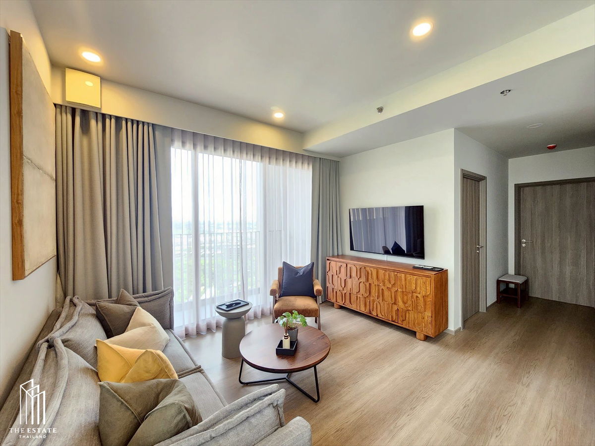 picture For rent: Whizdom The Forestias (Destinia), large unit in a corner location with a 30-rai forest park view. @ 75,000 Baht - 18/18