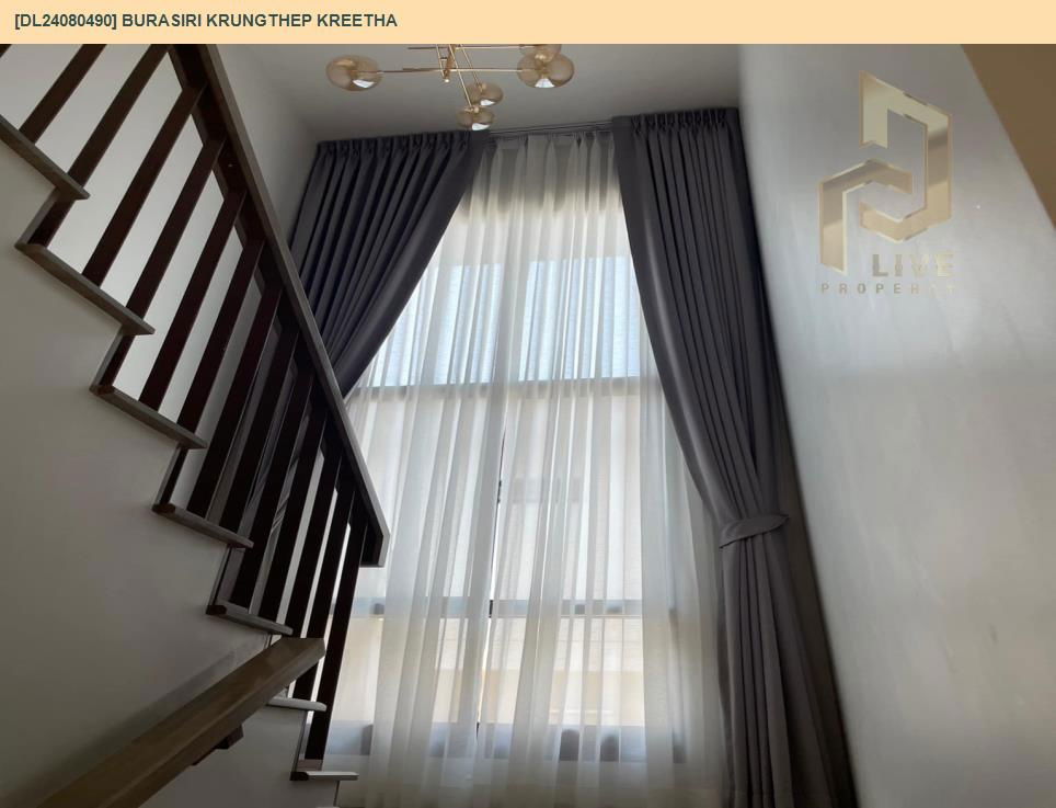 picture DL24080490 Condo for rent, BURASIRI KRUNGTHEP KREETHA near Airport Rail Link Hua Mak, ready to move in, call urgently 0656133286 LineID @534wlwof - 5/17