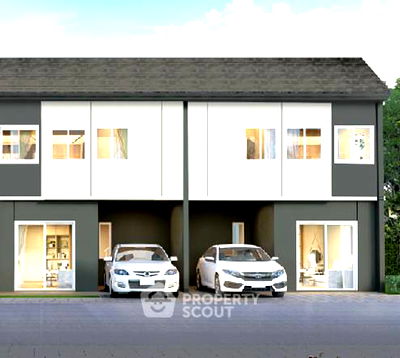 Townhouses for sale Ammata Nakhon Industrial Estate : 3-BR Townhouse at Baanpruksa 122 Amata-bypass in Na Pa (ID 2160821)