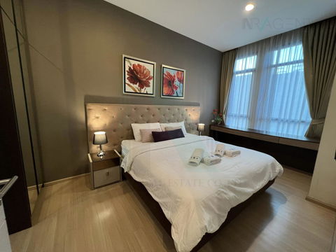 For rent condo THE CAPITAL EKAMAI-THONGLOR Building 1, Floor 21,2 bed room, Room size 54.00 sqm