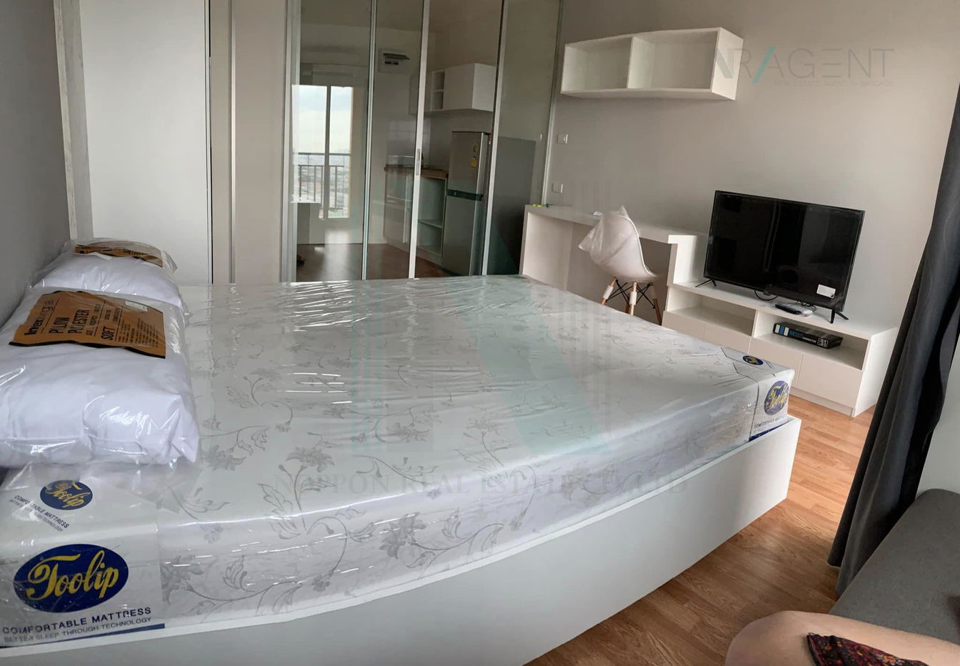 picture 🔺 For Rent Condo LUMPINI VILLE PHATANAKAN - SRINAKARIN Building 1, Floor 30,Studio, Room size 26.00 sqm - 1/8