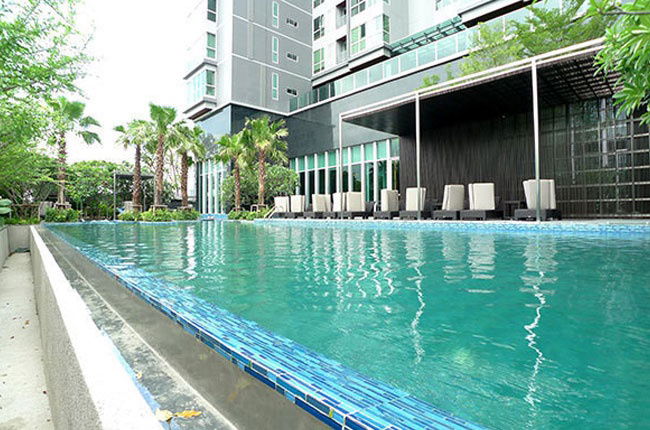 picture 1 Bed 1 Bath with Bathtub Nice Room Good Location MRT Phetchaburi 150 m  @ The Address Asoke - 2/3