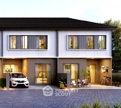 Townhouses for sale Ammata Nakhon Industrial Estate : 4-BR Townhouse at Baanpruksa 122 Amata-bypass in Na Pa (ID 2160837)