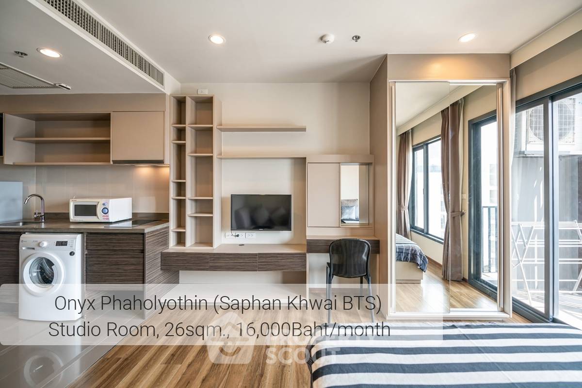 picture 1-BR Condo at Onyx Phahonyothin near BTS Saphan Khwai (ID 362982) - 10/10