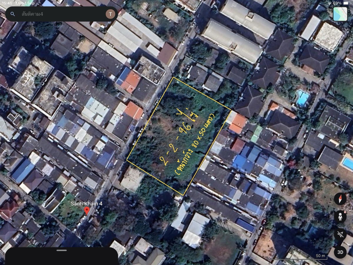 รูป ขายที่ดินเปล่าที่สุขุมวิท 109 (2 ไร่ 2 งาน 96 ตร.ว.) - รูปที่ 1/4