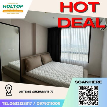 #Z2268💥030968🔥 Condo for rent: Artemis Sukhumvit 77