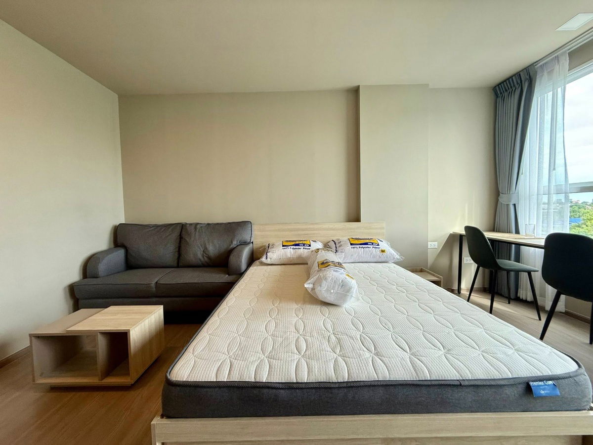รูป Y011🔥ด่วนให้เช่า D condo panaa (ดีคอนโด พนา) ใกล้ MRT บางขุนนนท์ เครื่องใช้ไฟฟ้า เฟอร์นิเจอร์ครบ - รูปที่ 4/14
