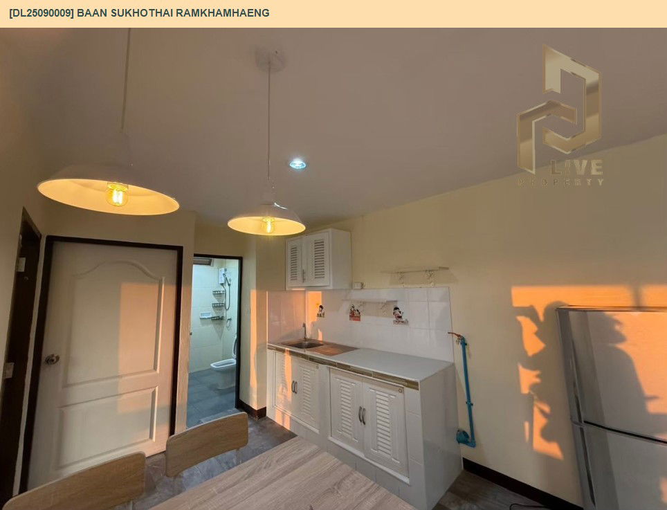 picture DL25090009 Condo for rent, Baan Sukhothai Ramkhamhaeng near -, ready to move in, call urgently 0656133286 LineID @655ebbvc - 9/12