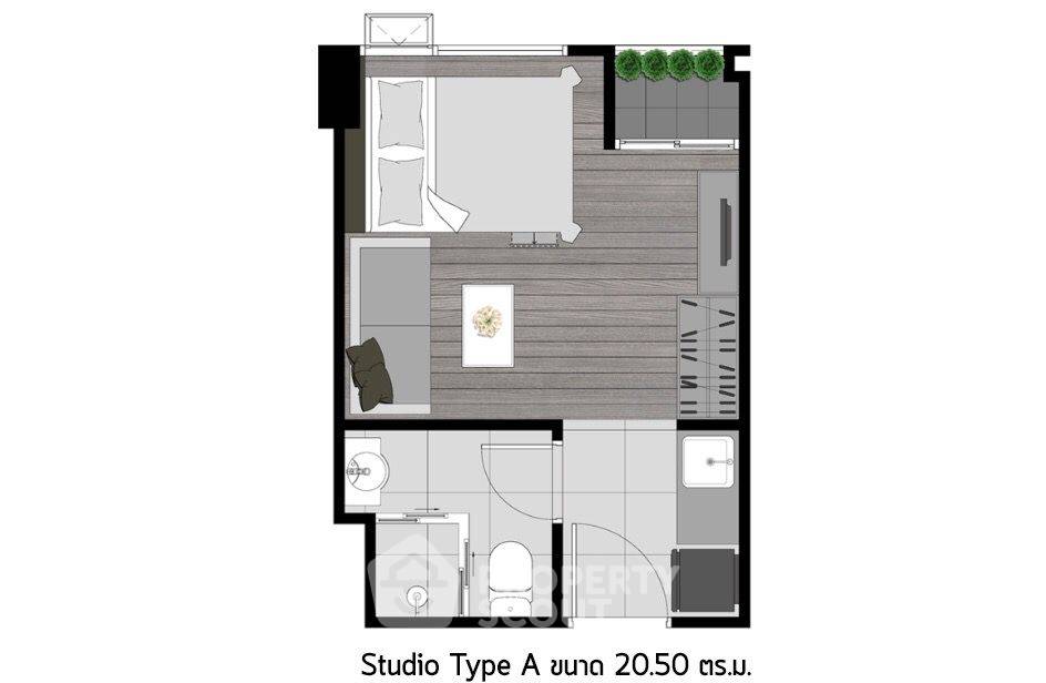 picture Studio Condo at I’m Chinatown Residence near MRT Wat Mangkon (ID 1545876) - 8/11
